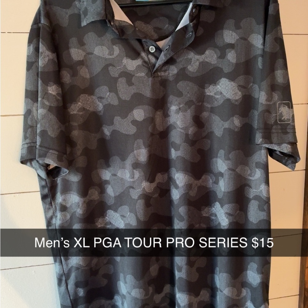 PGA Tour Pro Series Men's Camo Polo Shirt
